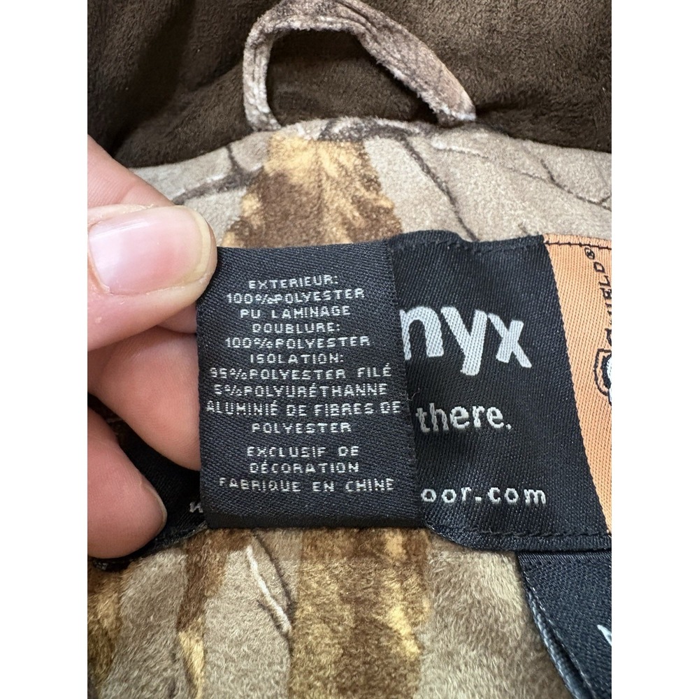Onyx Arctic Shield Women's Medium Hunting Jacket Camo Zippered Pockets Fleece - Picture 3 of 16